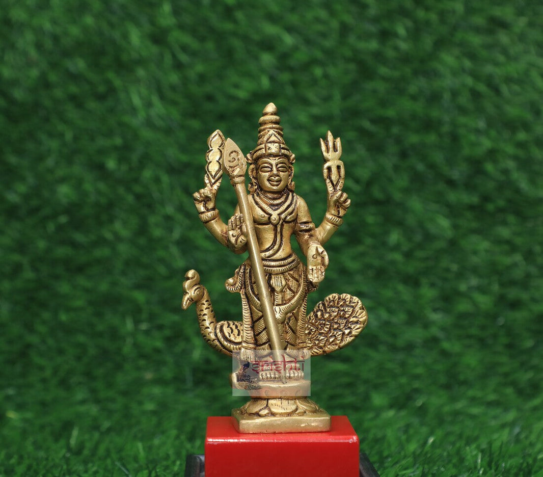 SDBU-Brass Murugar-5 Inches (ISBB1288)