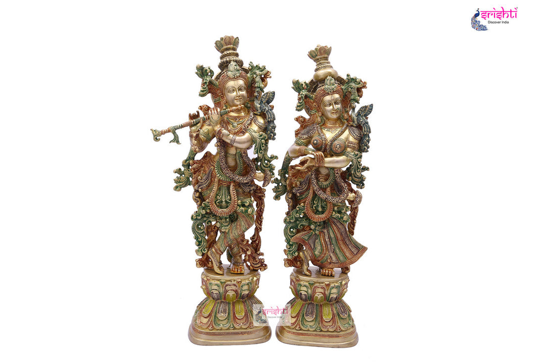 SBBU-Brass Radha Krishna Pair-30 Inches (ISBB726)