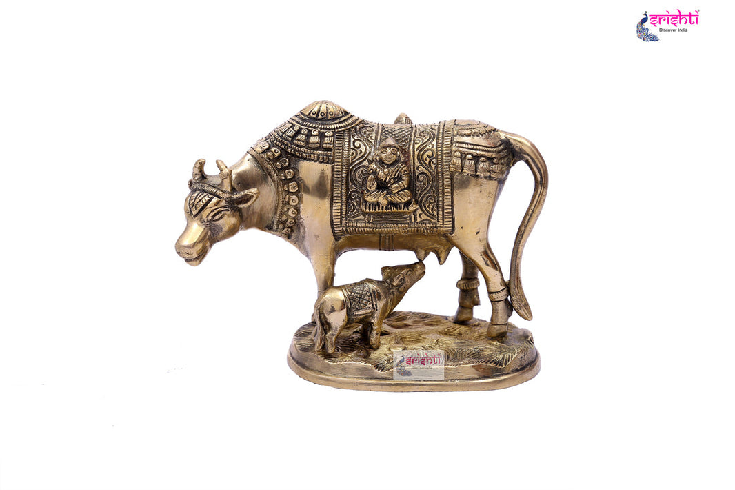 SBBU-Brass Cow and Calf-5.5 Inches (ISBB753)