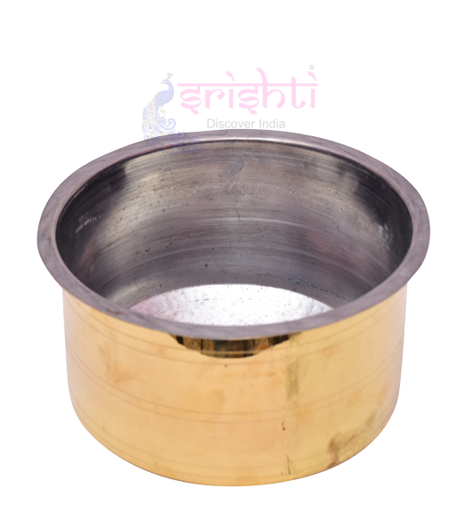 SIKB-Brass Milk Vessel-4 Inches-M01 (ISKKB0074)
