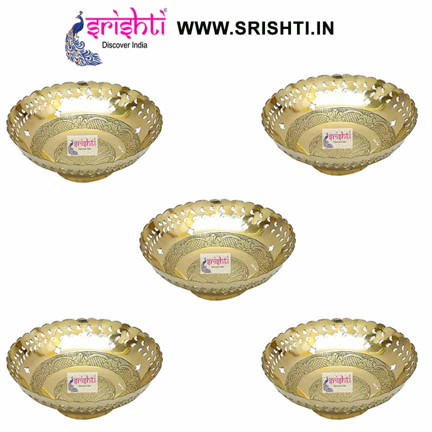 SIKB-Brass Fruit Bowl-BB3 (Pack of 5)