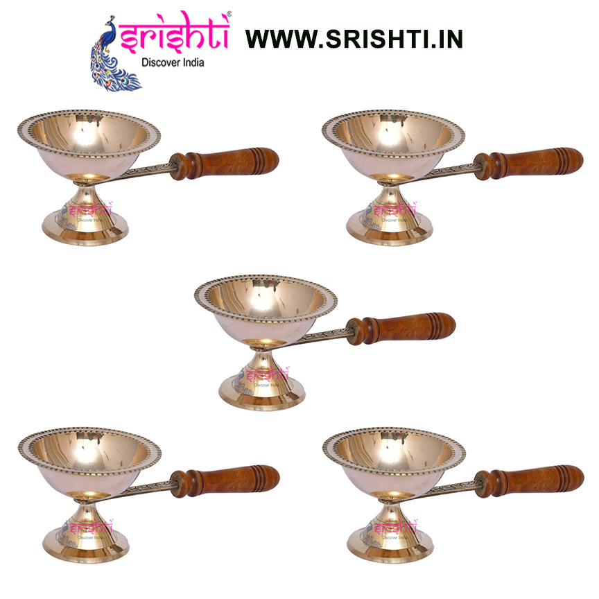 SIKB-Brass Dhoop Stand Without Lid-M01-(Pack of 5)