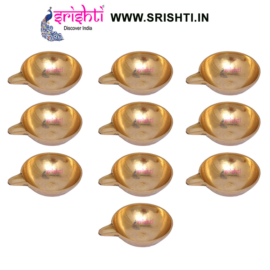 SIKB-Brass Agal Diya-M06-(Pack of 25)