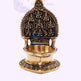 SBBU-Brass Ashtalakshmi Diya with Ganesha Embosed-5 inches (ISBB526)