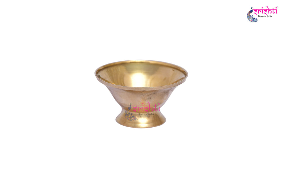 SIKB-Brass Kumkum Cup-1.5 Inches  (ISKKB0033)