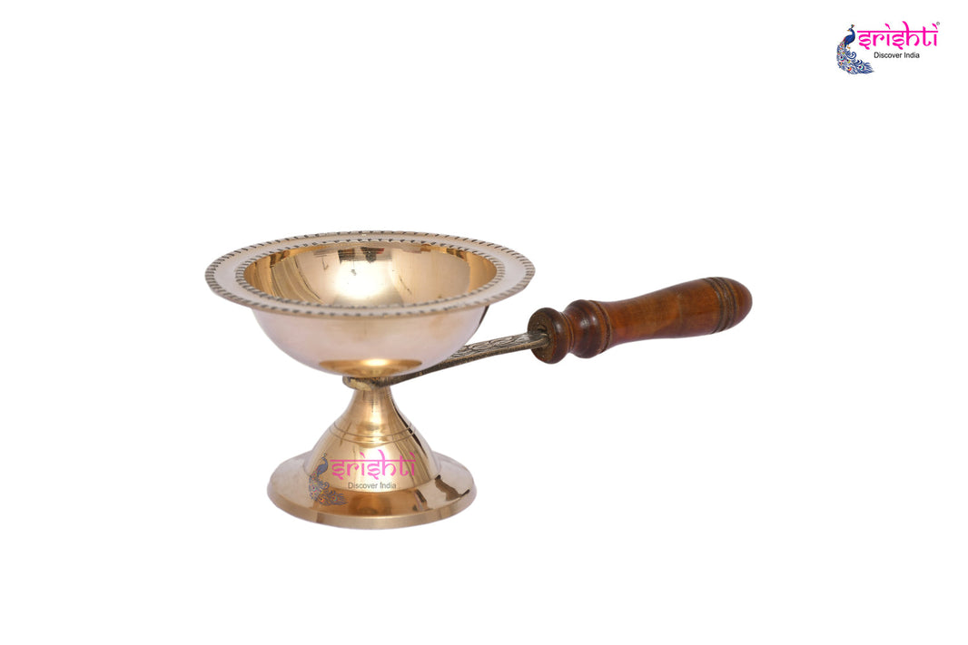 SIKB-Brass Dhoop Stand without Lid-M03 (ISKKB0084)
