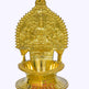 SIKB-Brass Kamakshi Diya Gajalakshmi Embossed-5 Inches (ISKKB0116)