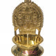 SIKB-Brass Kamakshi Diya Ashtalakshmi Embossed-5 Inches (ISKKB0118)