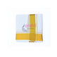 ISADV-White Cotton Dhoti/Veshti with Gold Border-10x6 Yards (ISPCD025)