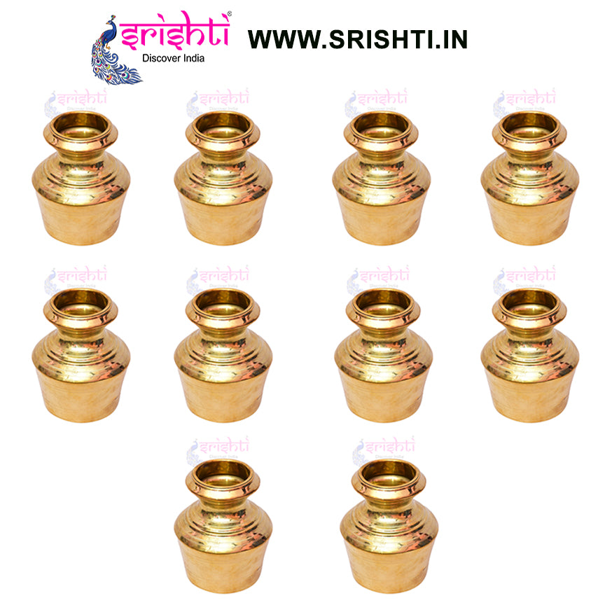 SIKB-Brass Kalash-6 Inches (Pack of 10)