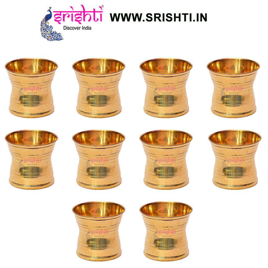 SIKB-Brass Panchapathiram-3 Inches (Pack of 25)