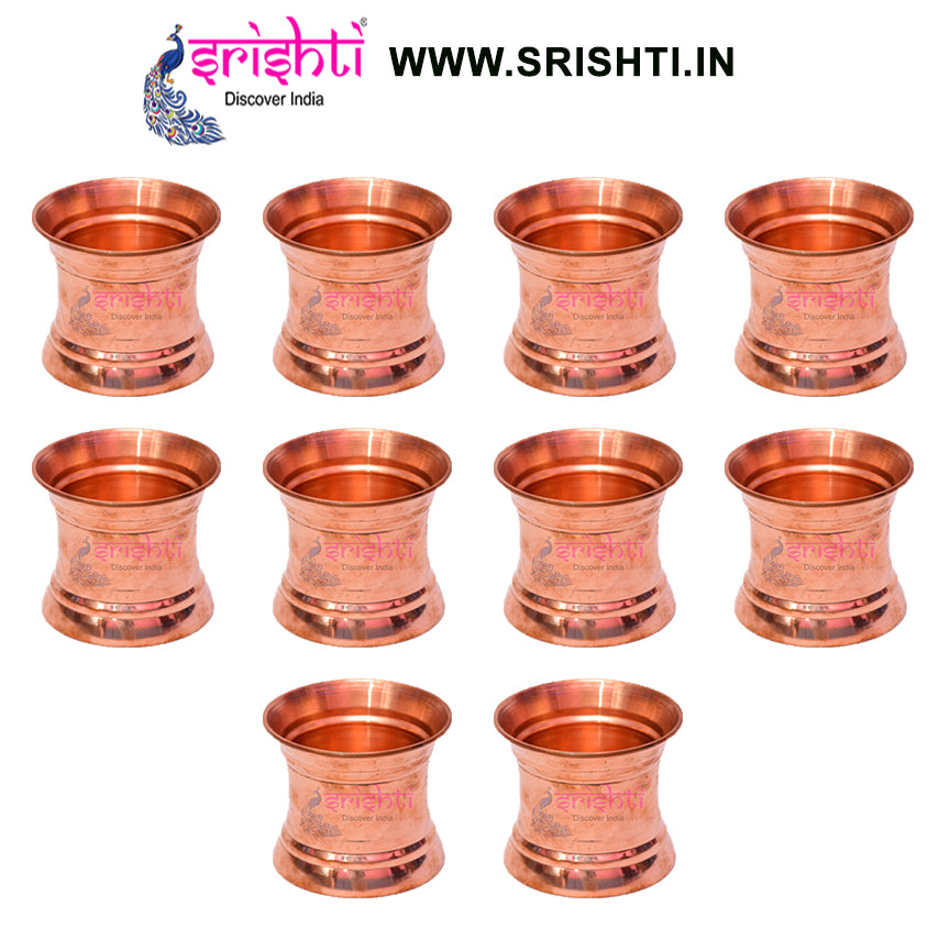 SIKB-Copper Panchapathiram-3 Inches (Pack of 25)
