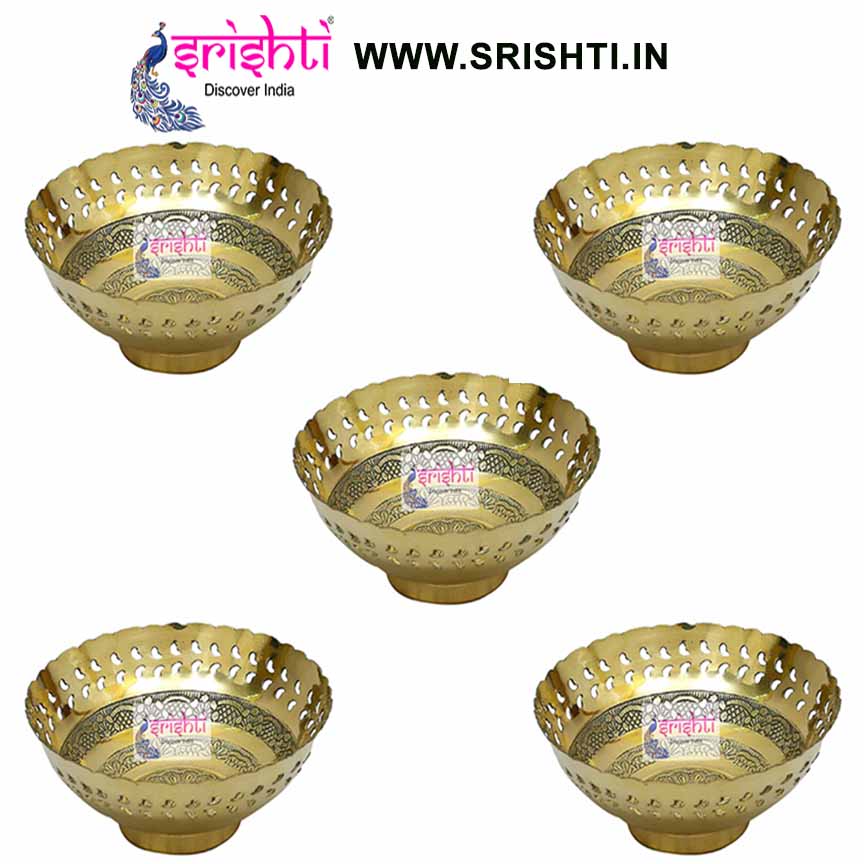 SIKB-Brass Fruit Bowl-BB1 (Pack of 5)