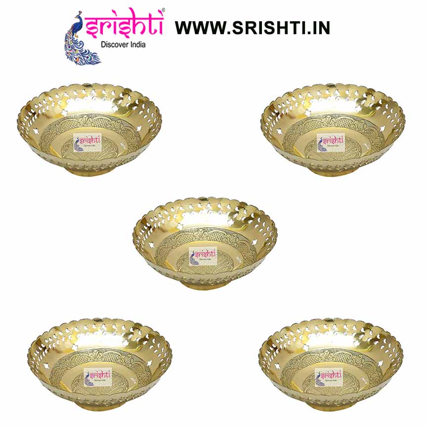 SIKB-Brass Fruit Bowl-BB2 (Pack of 5)