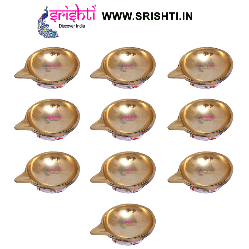 SIKB-Brass Agal Diya-M02-(Pack of 25)