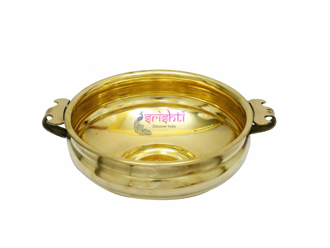 SKBI-Srishti Brass Decorative Uruli Bowl-25.5 Cm