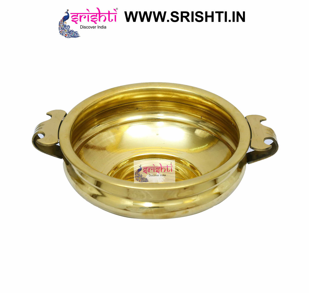 SKBI-Srishti Brass Decorative Uruli Bowl-20.3 Cm