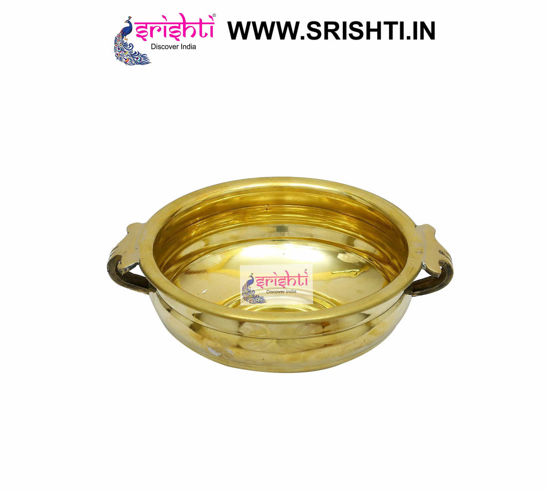 SKBI-Srishti Brass Decorative Uruli Bowl-17.7 Cm