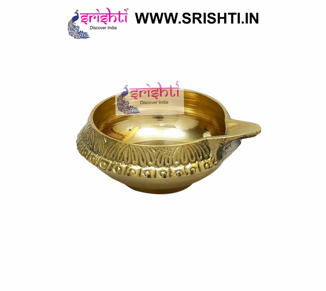 SKBI-Brass Kubera Diya Pooja Lamp-D4 (Pack of 5)