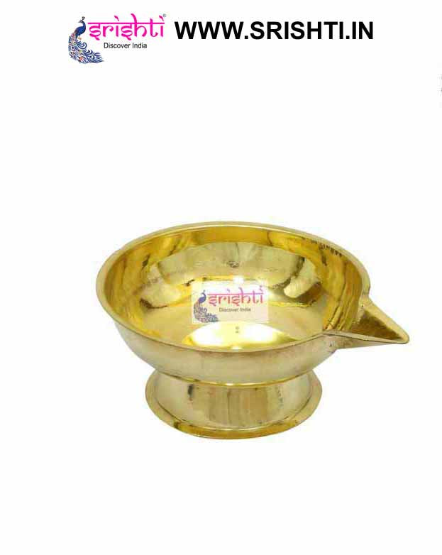 SKBI-Brass Akhand Diya Pooja Lamp-BD1