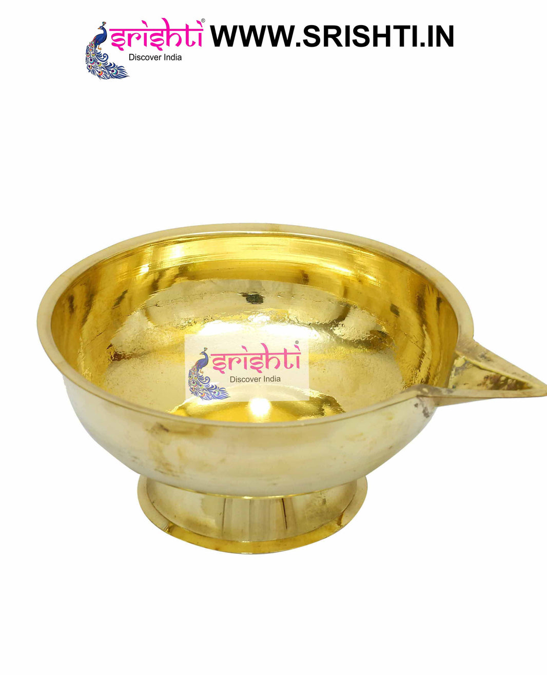 SKBI-Brass Akhand Diya Pooja Lamp-BD4