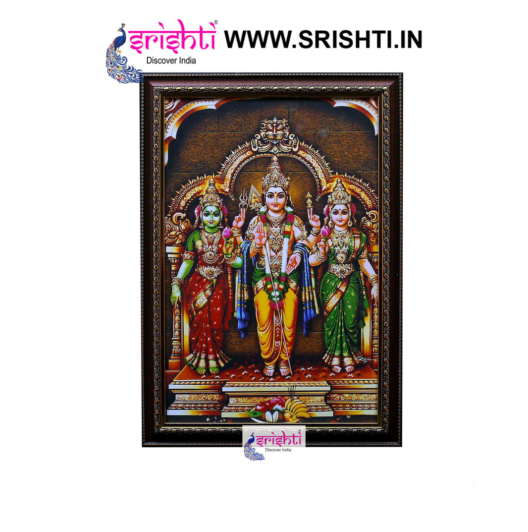 SIPF-Murugar Valli Deivanai Photo Frame 14 X 20 Inches