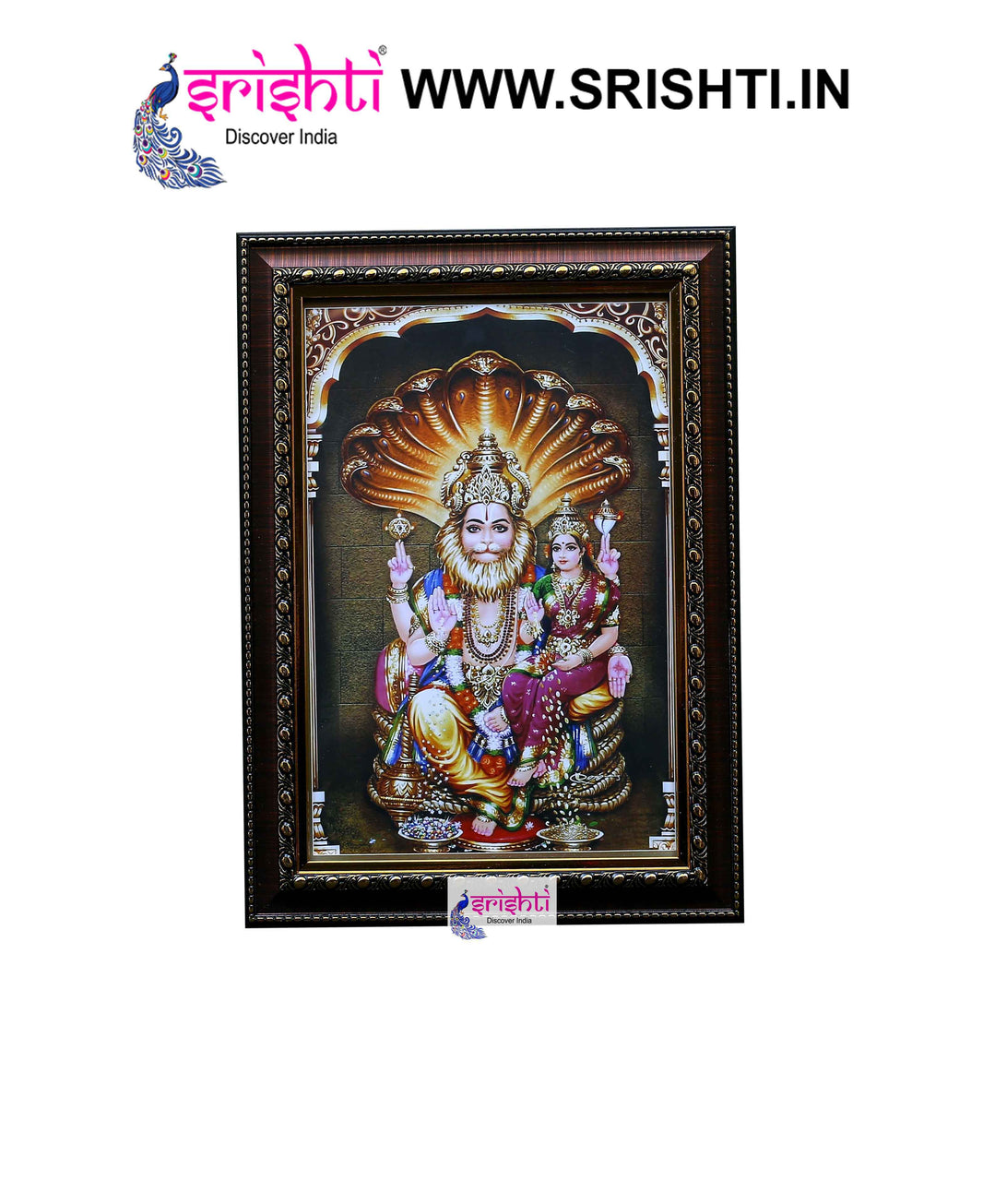 SIPF-Lakshmi Narasimhar Photo Frame 10 X 14 Inches