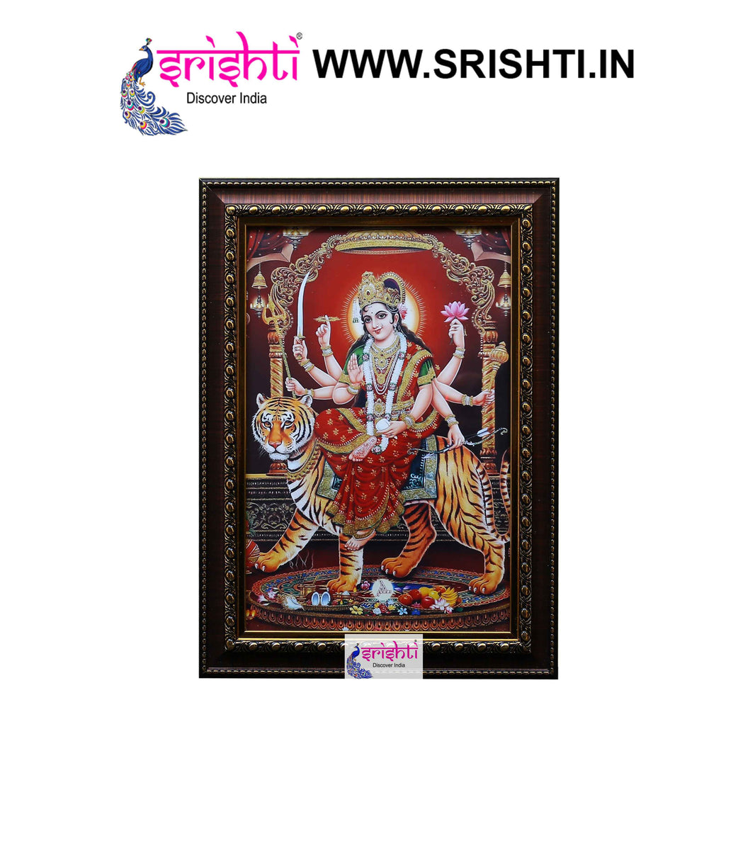 SIPF-Durgai Amman Photo Frame 10 X 14 Inches-M02