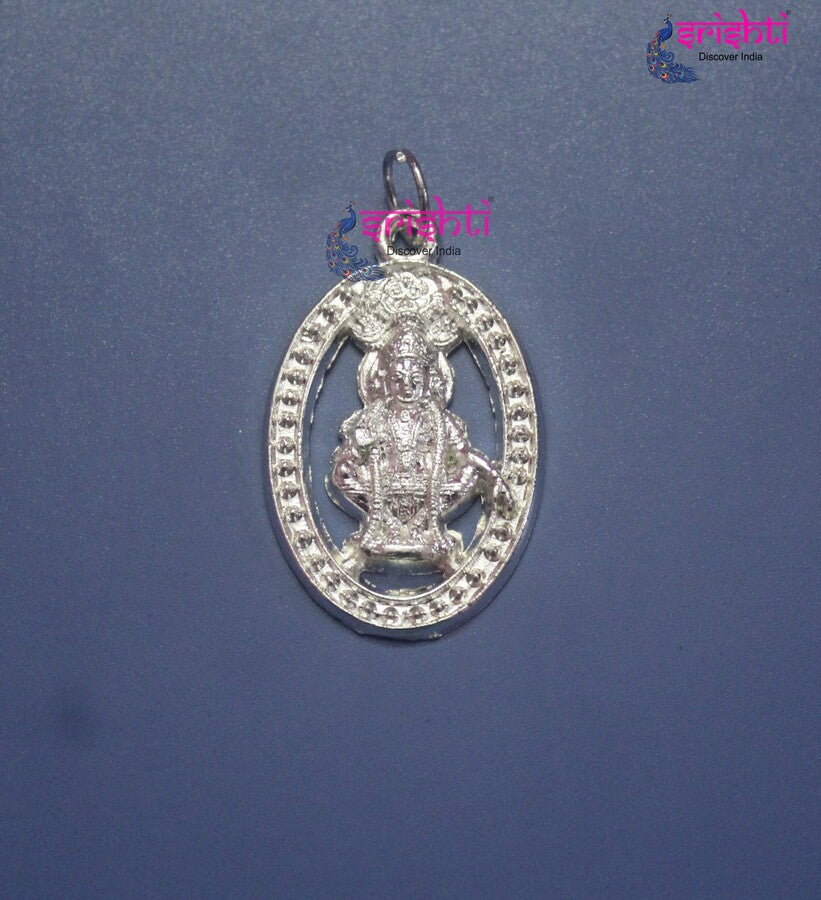 SKBU-Brass with Silver Plated Ayyappa Pendant-M01