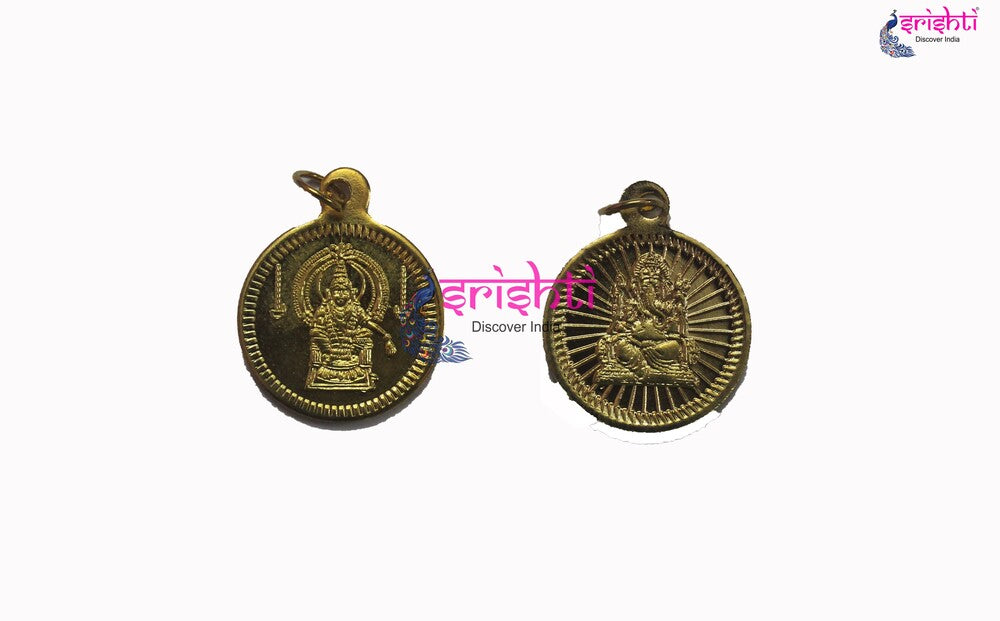 SKBU-Brass Ayyappa Pendant-M08