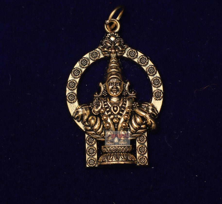 SKBU-Srishti Premium Brass Ayyappa Pendant-M01