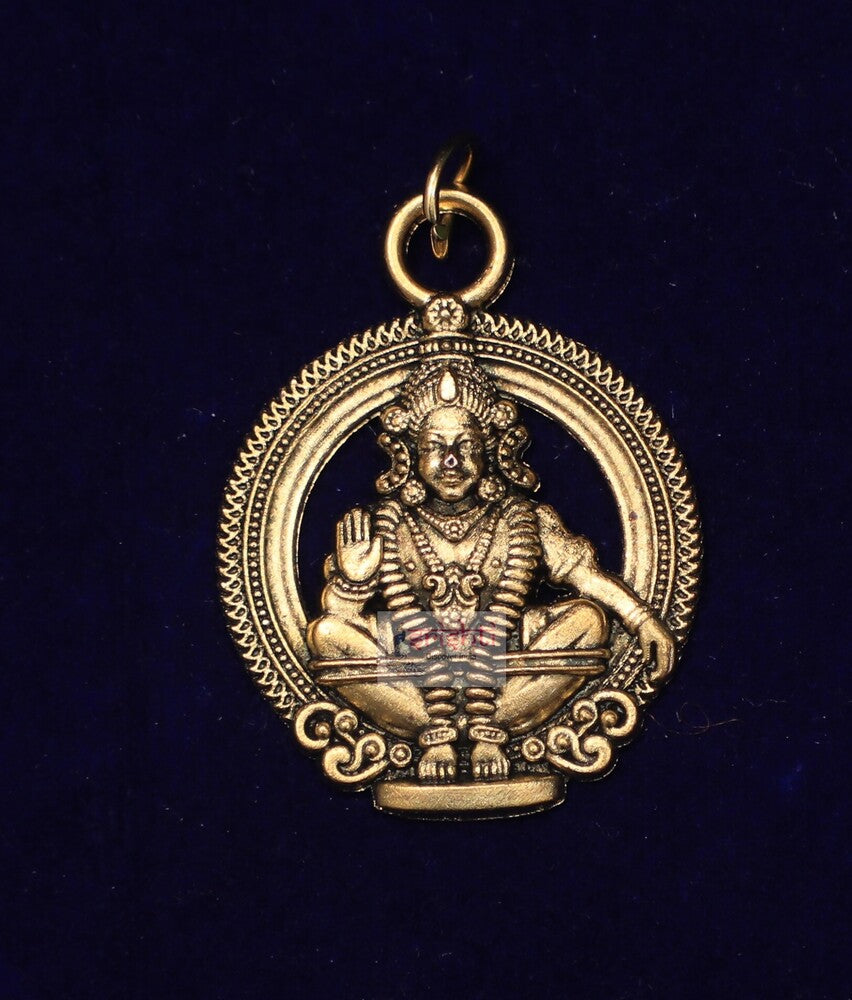 SKBU-Srishti Premium Brass Ayyappa Pendant-M02